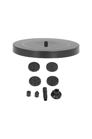 Hangfox Güneş Enerjili Sünger Makyası - 2.5w 7v Abs Malzeme, Tıkanma Engelleme Filtre, Çeşitli Başlıklı, Havuz Ve Bahçe Dekorasyonu Model 675