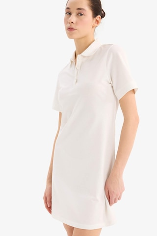 Defacto Polo Yaka Pike Kısa Kollu Mini Elbise D8273ax25spwt32 Beyaz-wt32