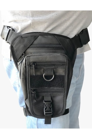 Motosiklet Bel Bacak Çantası Impertex Kumaş 5 Fermuarlı Silah Kılıflı Motor Çanta Renkli