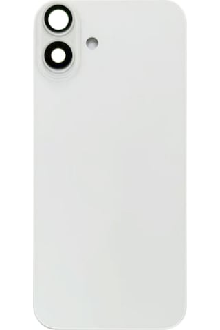 Teknonet Apple Uyumlu iPhone 16 Kamera Camlı Batarya Kapağı + Magsafe Flex - Siyah Siyah