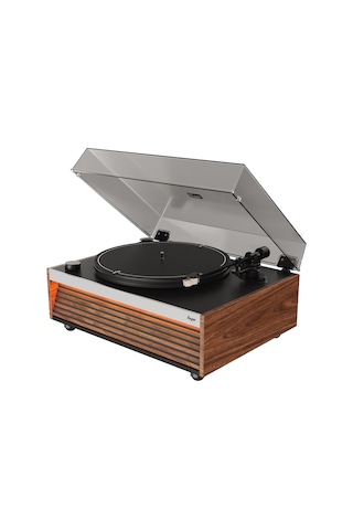 Hym s Lumi Dahili Bluetooth Hoparlörlü Işıklı Retro Pikap Plakçalar Aux Rca Çıkışlı All-in-o