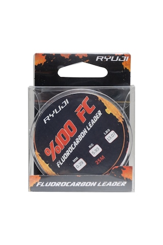 Fluorocarbon Lider Misina - Ryuji Leader - 25 Mt - 0,29mm