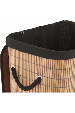 Karaca Home Gillina Bambu Kirli Sepeti 40x30x59 Cm Kahve