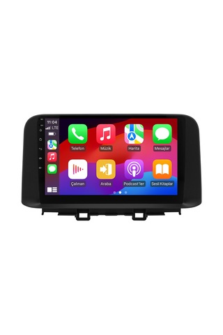 Hyundai Kona Android Multimedya Sistemi 2018-2022 8gb Ram, 64gb Hafıza, Bluetooth, Carplay & Android Auto Kamera 9"