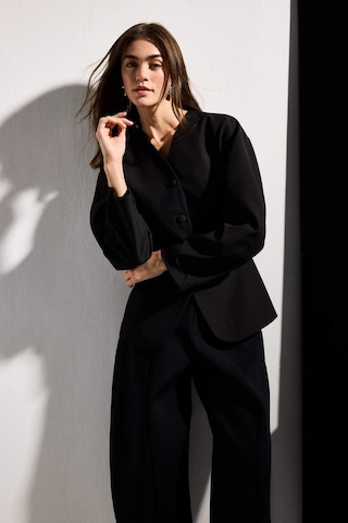 Defacto Fıtted V Yaka Krep Blazer Ceket H0904ax26smbk81 Siyah-bk81