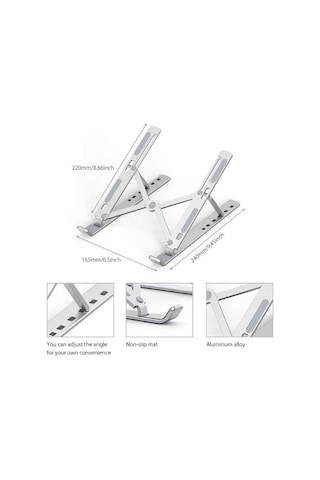 Arabulalaca Apple Uyumlu MacBook Pro 13" 2020 A2338 M1 Metal Stand