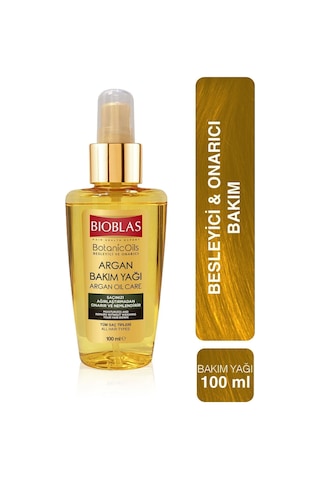 Bioblas Botanic Oils Argan Bakım Yağı 100 Ml Besleyici, Onarıcı, Argan Yağı
