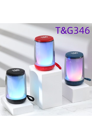 Renkli Led Işıklı Bluetooth Taşınabilir Gece Lambası Hoparlörü