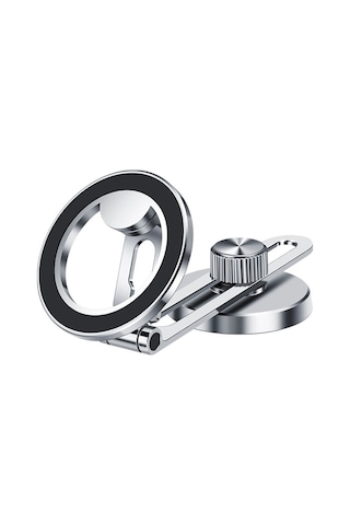 Jmary Mh-80 Oynar Başlıklı Düz Zemin Araç Telefon Tutucu Gümüş