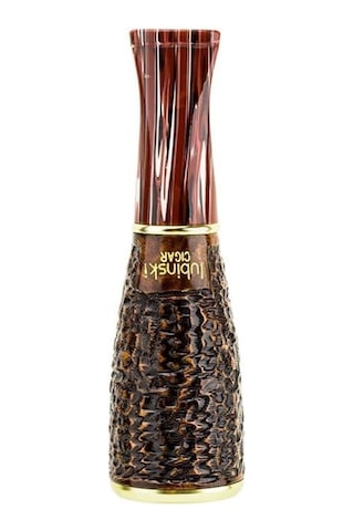 Lubinski 4 Boy Kullanım Briar Puro Ağızlığı 9mm Filtreli Long Carve 38-57 Ring Lb-934