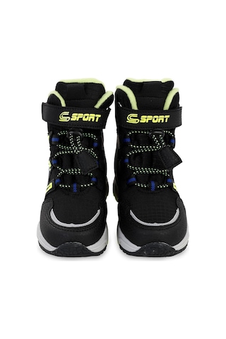 Boots Erkek Çocuk Bot 31-36 Numara - Siyah 33 Siyah-fosfor Sarı