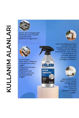 Nilem Profesyonel Mutfak Temizleyici 750 ML