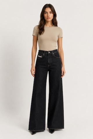 Alexandergardi Wide Leg Denim Pantolon Siyah