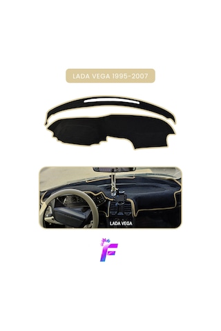 Lada Vega 1995-2007 Uyumlu Torpido,panel Örtüsü Hızlı Ve Kolay Montaj Kaymaz Tasarım Td19 Torpido Halısı