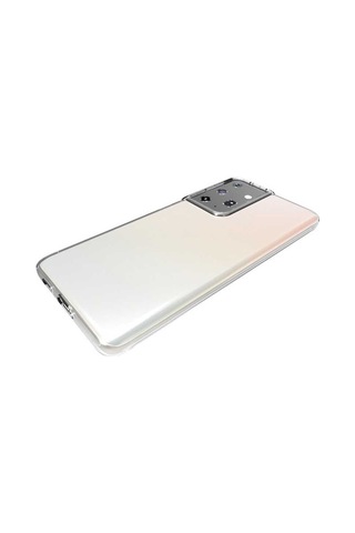 Rba Aksesuar Galaxy Uyumlu S21 Ultra Kılıf Rba Süper Silikon Kapak - Renksiz Çok Renkli