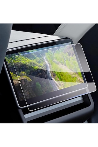 Fuchsia Tesla Skywell Et5 Araç Multimedia Lcd Ekranı İçin Şeffafçizilmez Temperli Cam Koruma