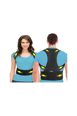 Manyetik Dik Duruş Korsesi Unisex Mıknatıslı Sırt Korsesi