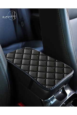 Kapitone Deri Siyah Dikişli Universal Kolçak Kılıfı