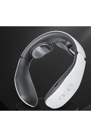 Boyun Masajı Darbe Servikal Omurga Fizyoterapi Cihazı Omuz, Çift Efekt Yatıştırıcı Boyun 4mpa1r Beyaz