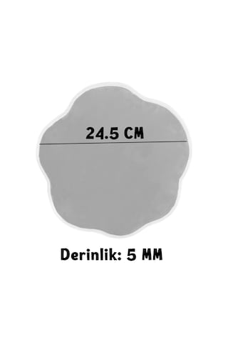 Epoksi Silikon Kalıp Yerli Nişan Ve Söz Tepsi Seti Kalıbı Papatya Model 2 Li