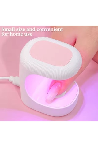 Mini Uv Lamba 6w Kalıcı Oje Nail Art Dizayn Süsleme Jel Tırnak