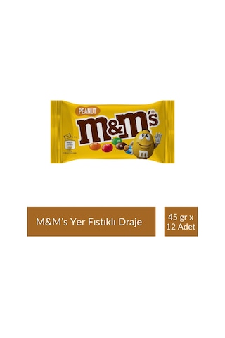 M&m's Yer Fıstıklı 45 Gr X 12 Adet