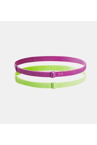 Under Armour Kadın Ua Ayarlanabilir Mini Saç Bandı 1376723-665 Optic Purple Morph Green Mor - Yeşil