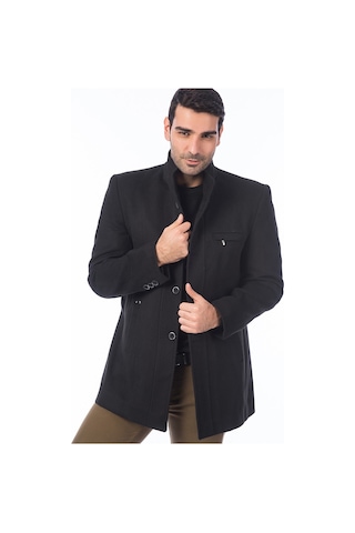 Plt8306 Dewberry Erkek Palto-siyah Siyah