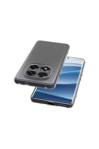 Xiaomi Redmi Note 14 Pro 4g Kılıf Zore Süper Silikon Kapak Seffaf