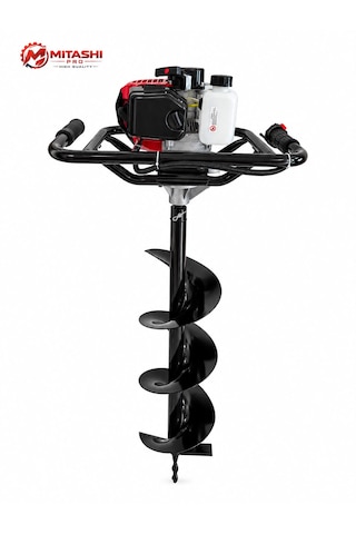 Mitashi Pro MTB EURO5 52CC Benzinli Toprak Burgu Makinesi - 20 CM