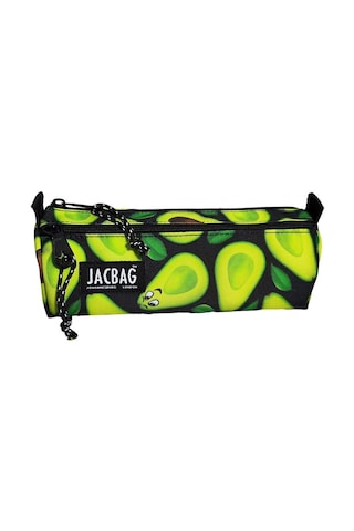 Jacbag Dual Prime İki Bölmeli Üçgen Avokado Yeşil Kız Çocuk/kadın Kalem Çantası Çok Renkli