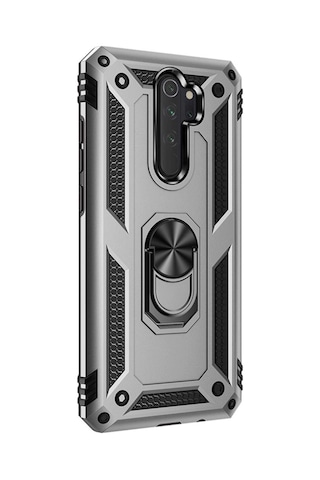 Xiaomi Redmi Note 8 Pro Kılıf Vega Standlı Yüzüklü Mıknatıslı