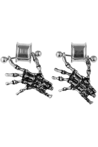 Homyl 2 Adet Paslanmaz Çelik İskelet El Kulak Tıkaçları 12mm Gümüş