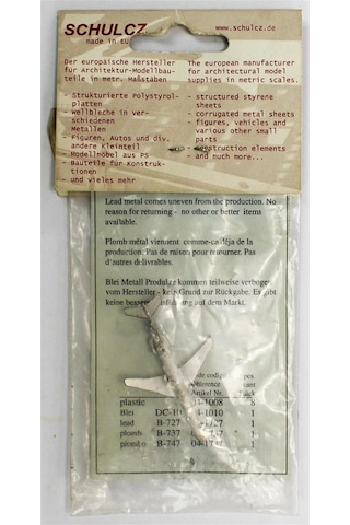 Schulcz 41727 1/1000 Ölçek, 0 Ölçek-uçak- Boeing 707 -kurşun Döküm-53923
