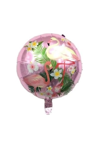 5'li Flamingo Temalı Folyo Balon Seti Doğum Günü Parti Balonu