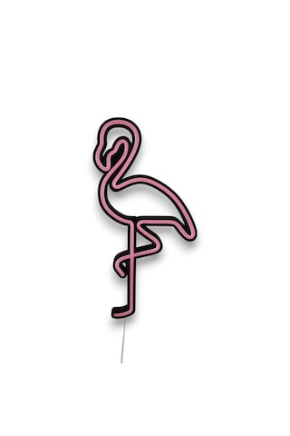 Flamingo Neon Led 3d Baskı Pembe