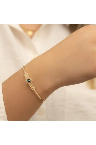 Sembolgold Mineli Light Kaburga Kelepçe T13074 Renkli Çok Renkli