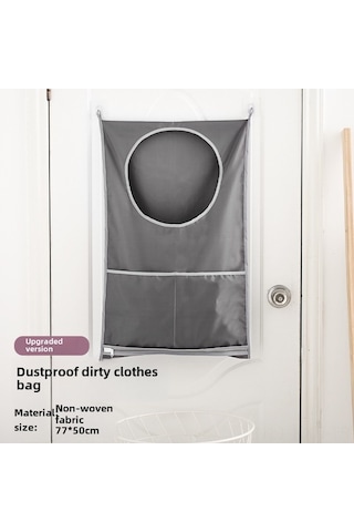 Kosona Öğrenci Yemeği Duvarlı Islak Kıyafet Sepeti - Su Geçirmez Bezi Materyal, Zımba İle Kolay Kurulum, Odada Düzen Sağlama Diğer