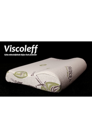 Viscoleff Visco Büyük Boy Boyun Destek Yastığı Bambu
