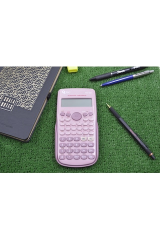 Pin 112P Pembe 240 Bilimsel Fonksiyonlu Hesap Makinesi