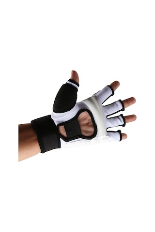 Suntek Çocuklar Yetişkin Yarım Parmak Boks Muay Thai Spor Beyaz