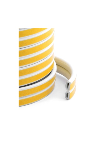 Telvesse Kapı Pencere Su Soğuk Geçirmez İzolasyon Bandı Yalıtım Fitili Beyaz 32 M