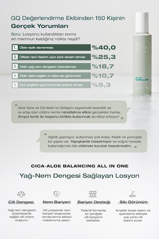 Hassas Ciltlere Nem Ve Ph Dengesi Sunan Losyon Dashu Fleef Cica-aloe Balancing All İn One