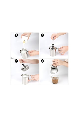 Chavin Pitcher MT192 304 Çelik 500 ML Manuel Presli Süt Köpürtme Potu