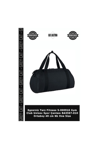 Egzersiz Tarz Fitness S-000916 Gym Club Unisex Spor Çantası Ba5567-010 Ortaboy 48 Cm Nk One Size