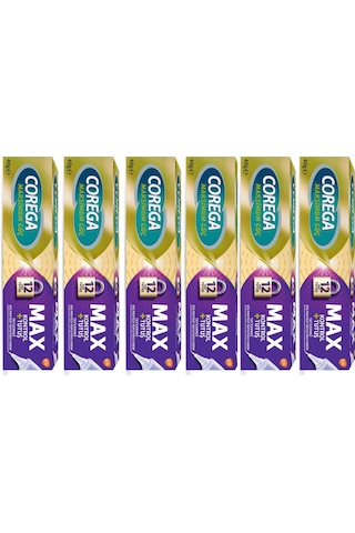 Corega Maksimum Güç Tatsız Diş Protezi Yapıştırıcı Kremi 6 x 40 G