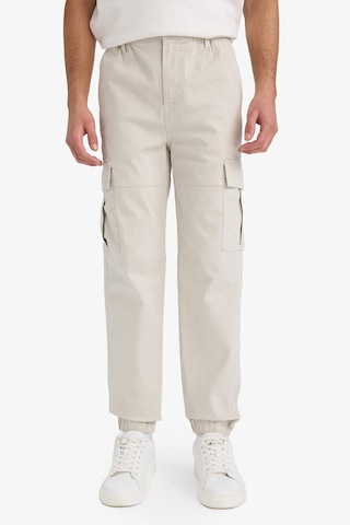 Defacto Regular Jogger Kargo Cepli Gabardin Pantolon C9163AX25SP Bej