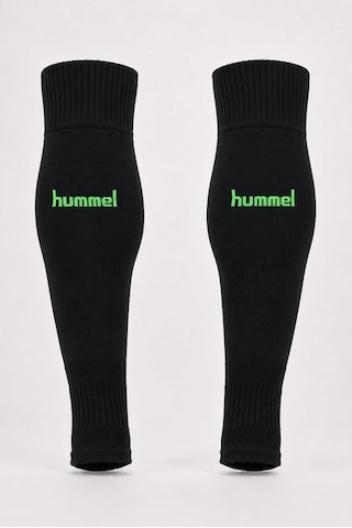 Hummel Target Kesik Futbol Çorabı Siyah/n.yeşil
