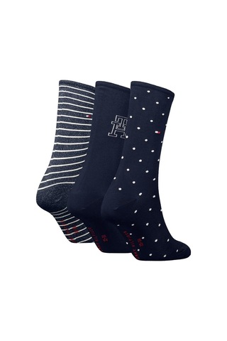 Tommy Hilfiger Th Women Sock 3p Gıf Kadın Lacivert Çorap - S701236464 Lacivert