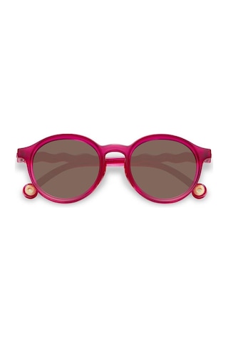 Olivio&co Classic Oval Çocuk Güneş Gözlüğü - Raspberry Açık Gri